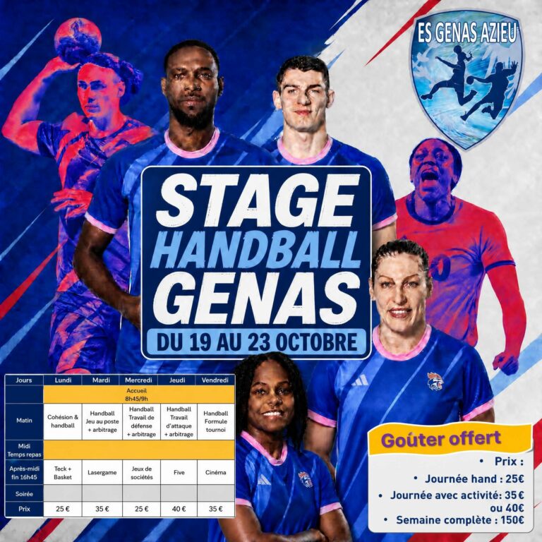 Stage – Vacances de la Toussaint